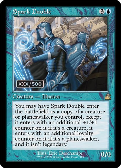 Spark Double (Retro Frame) (Serial Numbered), Ravnica Remastered 319