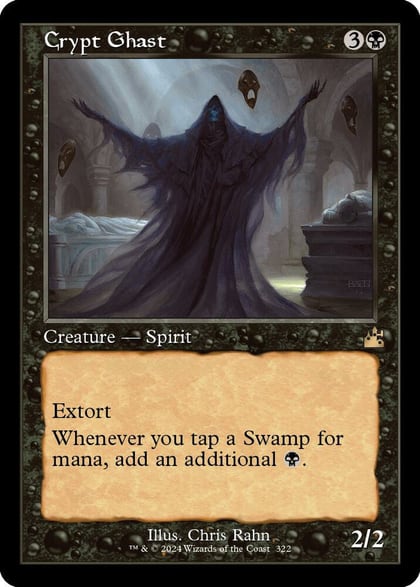 Crypt Ghast (Retro Frame), Ravnica Remastered 322