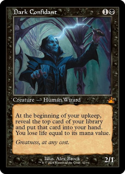 Dark Confidant (Retro Frame), Ravnica Remastered 323