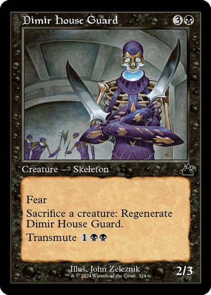 Dimir House Guard (Retro Frame), Ravnica Remastered 324