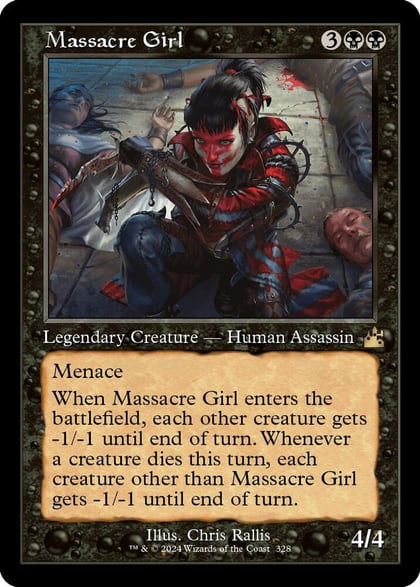 Massacre Girl (Retro Frame), Ravnica Remastered 328