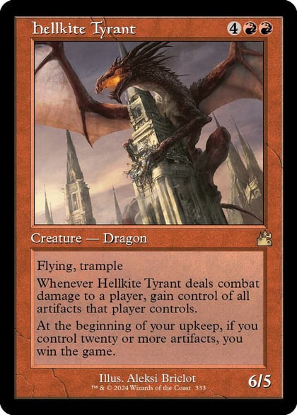 Hellkite Tyrant (Retro Frame), Ravnica Remastered 333