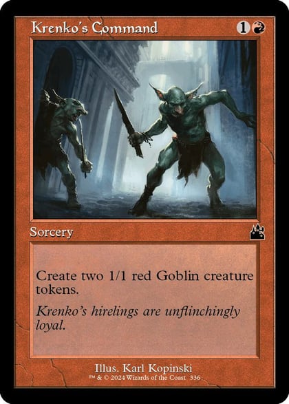 Krenko's Command (Retro Frame), Ravnica Remastered 336