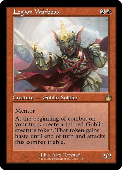 Legion Warboss (Retro Frame), Ravnica Remastered 337