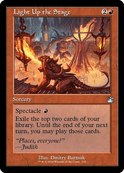 Light Up the Stage (Retro Frame), Ravnica Remastered 338