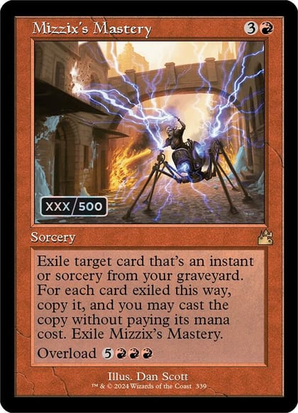 Mizzix's Mastery (Retro Frame) (Serial Numbered), Ravnica Remastered 339
