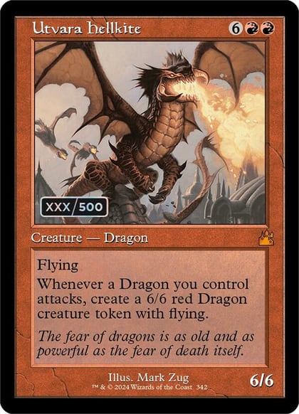 Utvara Hellkite (Retro Frame) (Serial Numbered), Ravnica Remastered 342