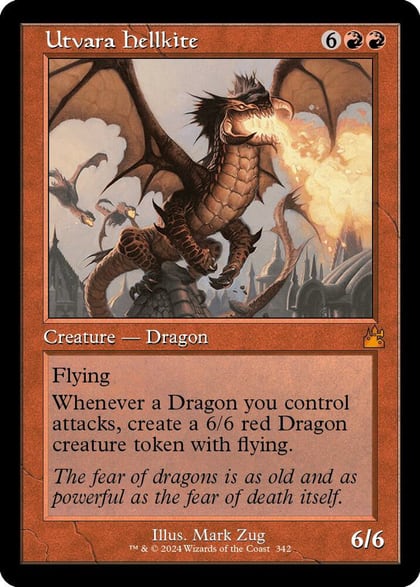 Utvara Hellkite (Retro Frame), Ravnica Remastered 342