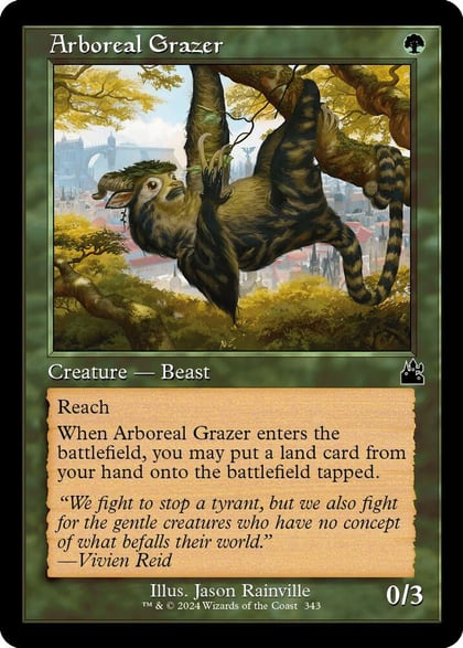 Arboreal Grazer (Retro Frame), Ravnica Remastered 343