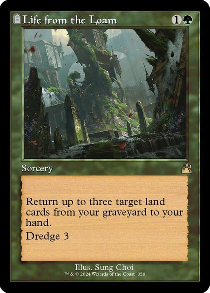 Life from the Loam (Retro Frame), Ravnica Remastered 350
