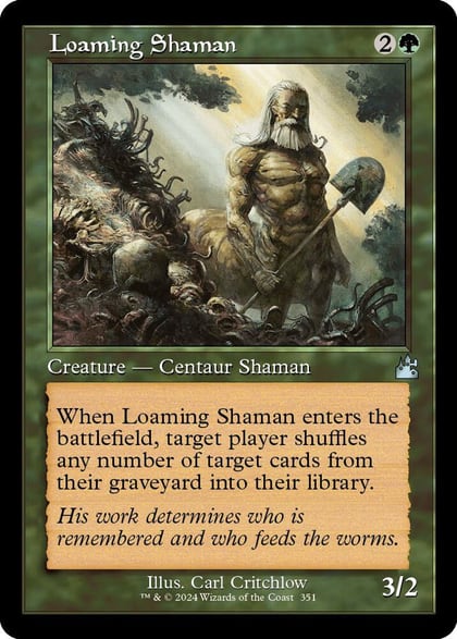 Loaming Shaman (Retro Frame), Ravnica Remastered 351