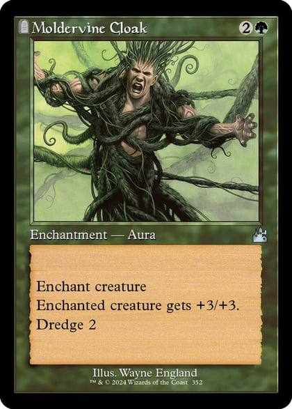 Moldervine Cloak (Retro Frame), Ravnica Remastered 352