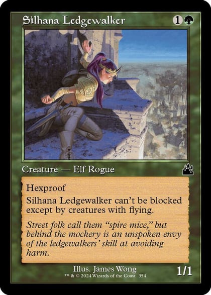 Silhana Ledgewalker (Retro Frame), Ravnica Remastered 354