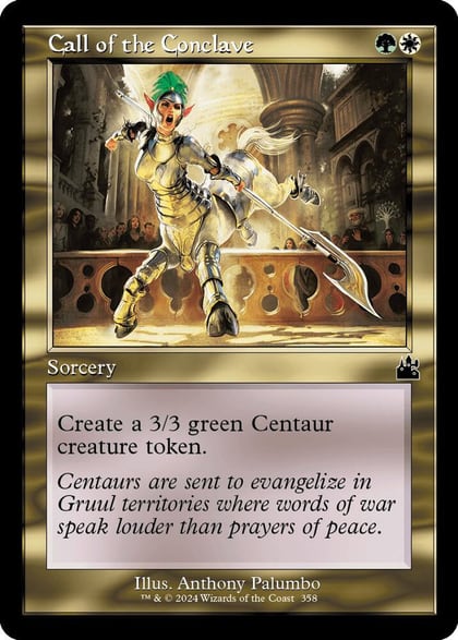 Call of the Conclave (Retro Frame), Ravnica Remastered 358