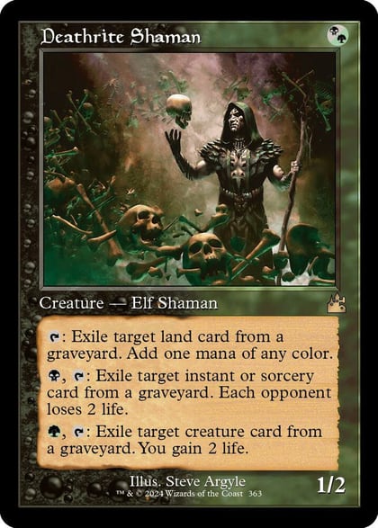 Deathrite Shaman (Retro Frame), Ravnica Remastered 363