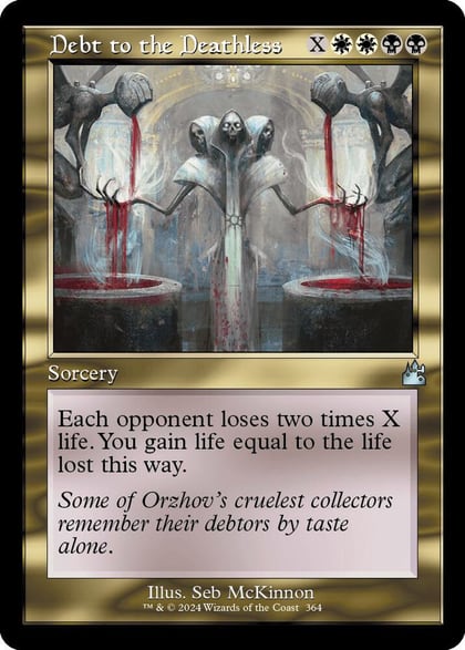 Debt to the Deathless (Retro Frame), Ravnica Remastered 364