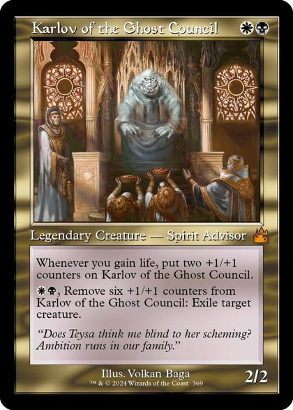 Karlov of the Ghost Council (Retro Frame), Ravnica Remastered 369