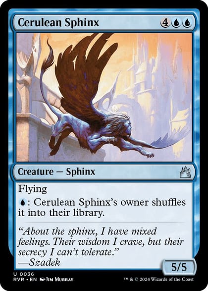 Cerulean Sphinx, Ravnica Remastered 36