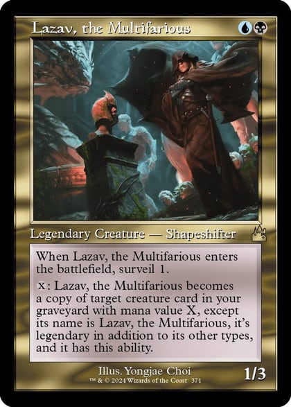 Lazav, the Multifarious (Retro Frame), Ravnica Remastered 371