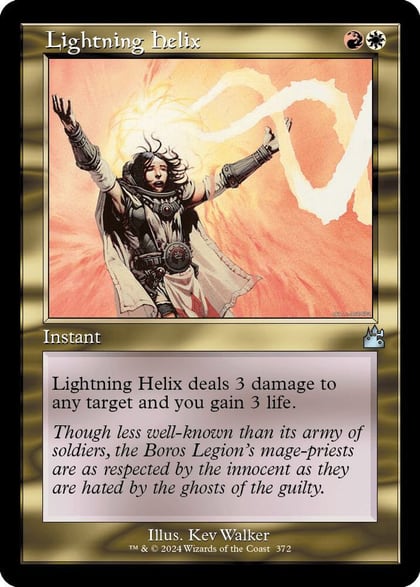 Lightning Helix (Retro Frame), Ravnica Remastered 372