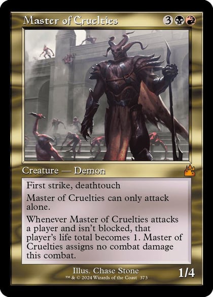 Master of Cruelties (Retro Frame), Ravnica Remastered 373