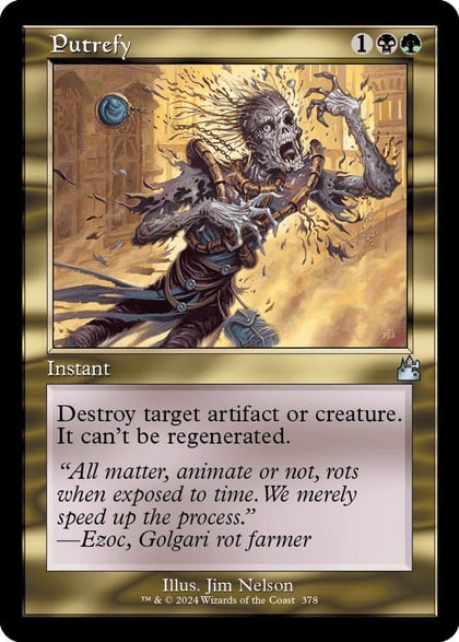 Putrefy (Retro Frame), Ravnica Remastered 378