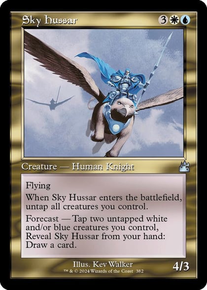 Sky Hussar (Retro Frame), Ravnica Remastered 382