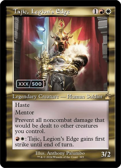 Tajic, Legion's Edge (Retro Frame) (Serial Numbered), Ravnica Remastered 385