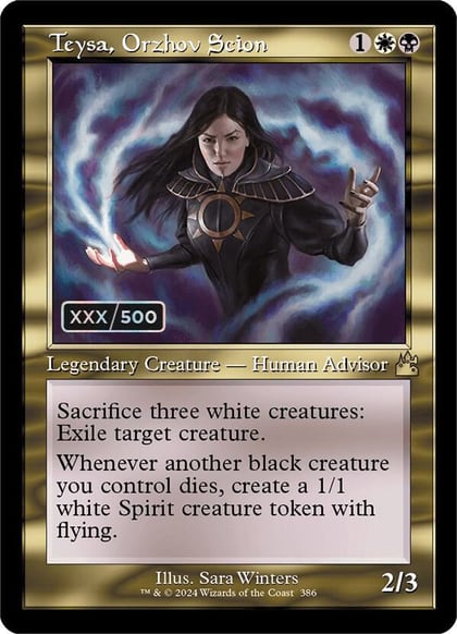 Teysa, Orzhov Scion (Retro Frame) (Serial Numbered), Ravnica Remastered 386
