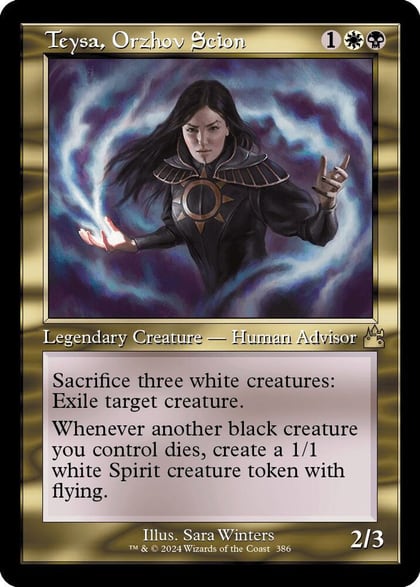 Teysa, Orzhov Scion (Retro Frame), Ravnica Remastered 386