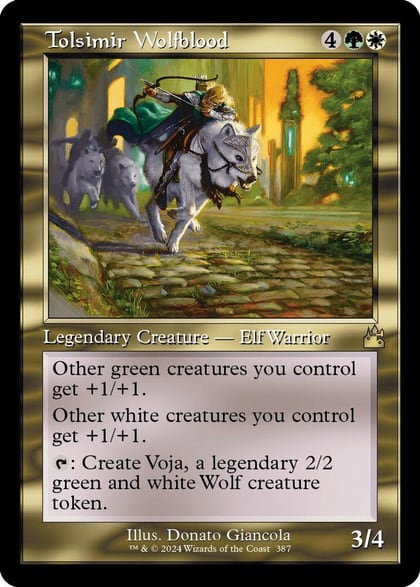 Tolsimir Wolfblood (Retro Frame), Ravnica Remastered 387