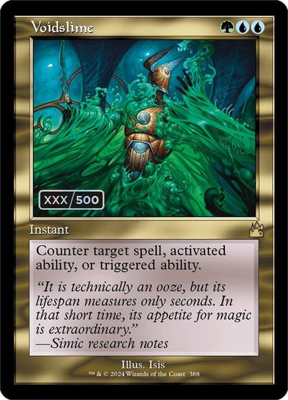 Voidslime (Retro Frame) (Serial Numbered), Ravnica Remastered 388