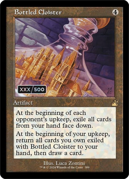 Bottled Cloister (Retro Frame) (Serial Numbered), Ravnica Remastered 389