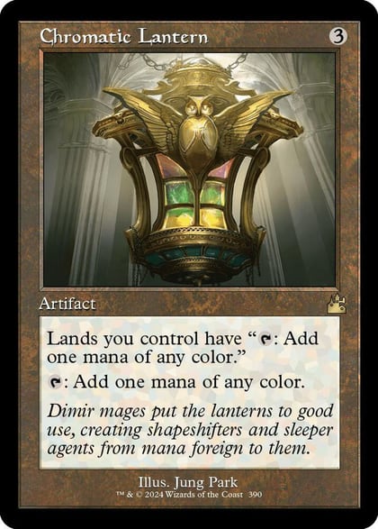 Chromatic Lantern (Retro Frame), Ravnica Remastered 390