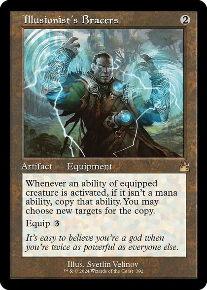Illusionist's Bracers (Retro Frame), Ravnica Remastered 392