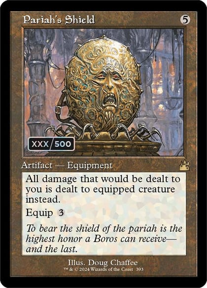 Pariah's Shield (Retro Frame) (Serial Numbered), Ravnica Remastered 393