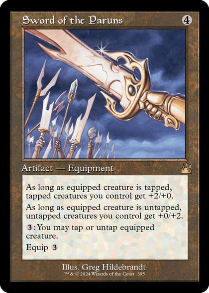 Sword of the Paruns (Retro Frame), Ravnica Remastered 395