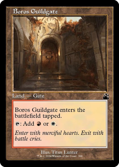 Boros Guildgate (Retro Frame), Ravnica Remastered 398