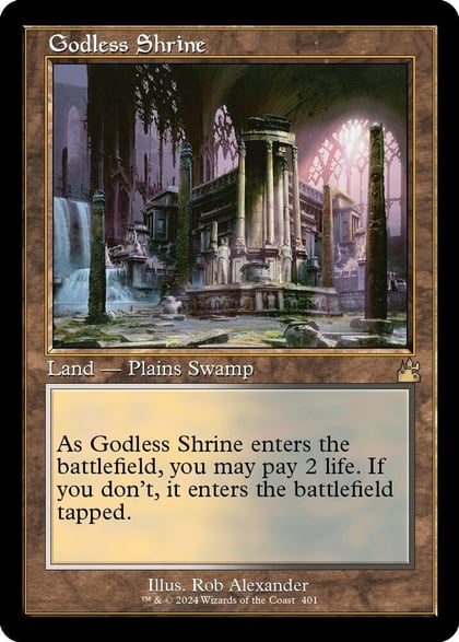 Godless Shrine (Retro Frame), Ravnica Remastered 401