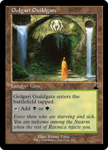 Golgari Guildgate (Retro Frame), Ravnica Remastered 402