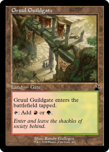 Gruul Guildgate (Retro Frame), Ravnica Remastered 403