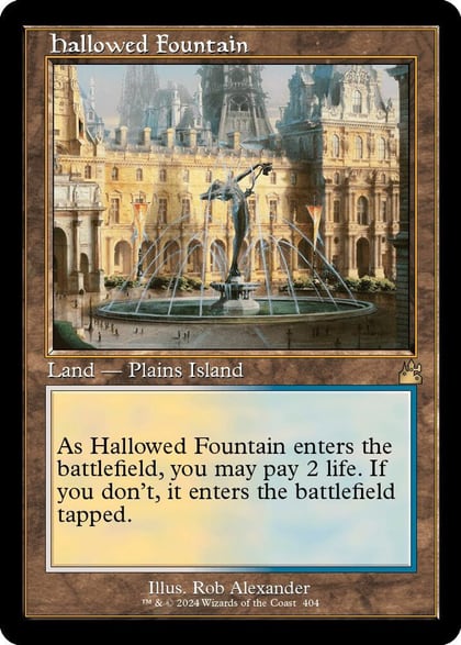 Hallowed Fountain (Retro Frame), Ravnica Remastered 404