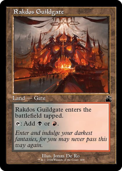 Rakdos Guildgate (Retro Frame), Ravnica Remastered 408