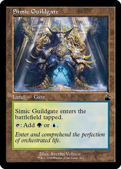 Simic Guildgate (Retro Frame), Ravnica Remastered 411