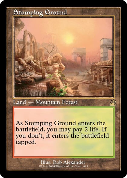Stomping Ground (Retro Frame), Ravnica Remastered 413