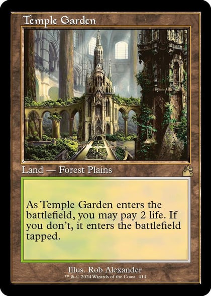 Temple Garden (Retro Frame), Ravnica Remastered 414