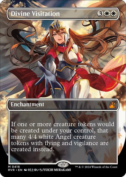 Divine Visitation (Anime Borderless), Ravnica Remastered 416