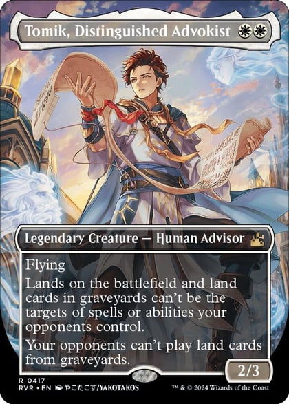 Tomik, Distinguished Advokist (Anime Borderless), Ravnica Remastered 417