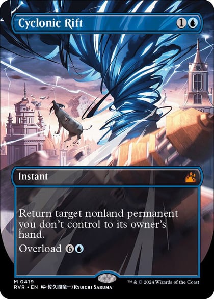 Cyclonic Rift (Anime Borderless), Ravnica Remastered 419