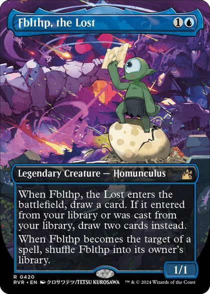 Fblthp, the Lost (Anime Borderless), Ravnica Remastered 420